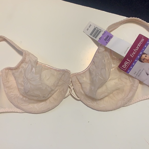 BALI ENCHANTRESS BRA CREAM LACE 36DD UNDERWIRE STYLE 3770 - Picture 2 of 13